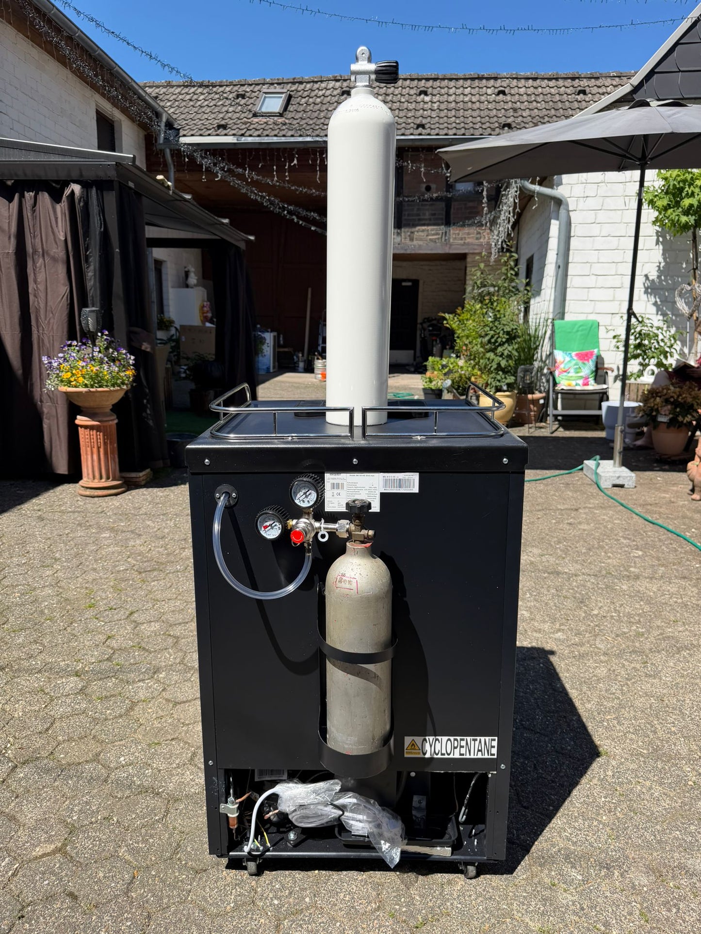 Zapfanlage für Taucher