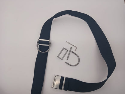 FLEX-D-Ring von TSS am blauen Gurt