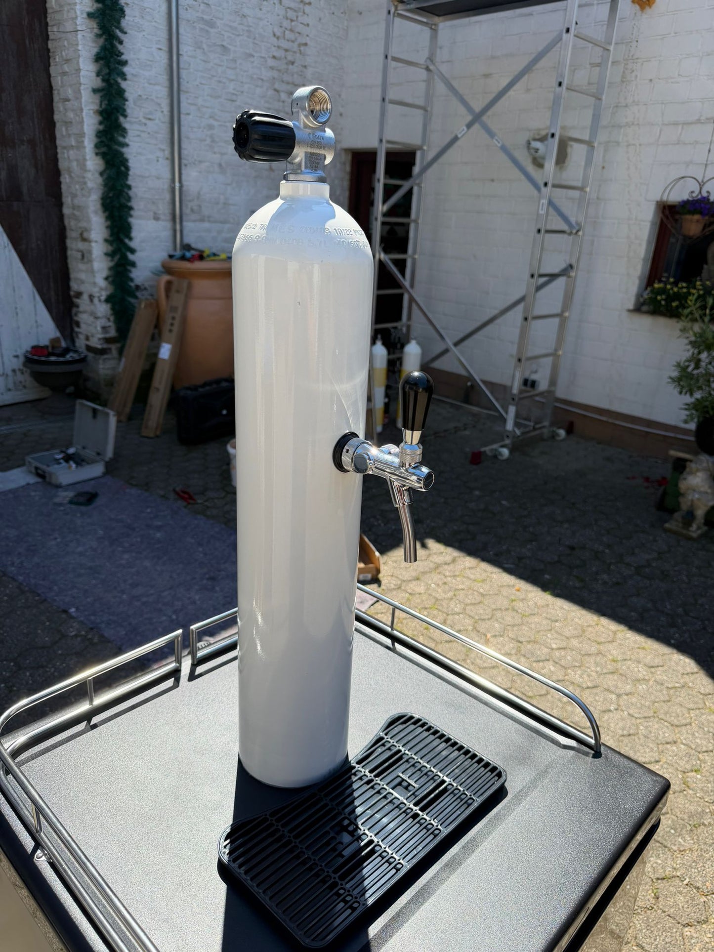 Zapfanlage für Taucher